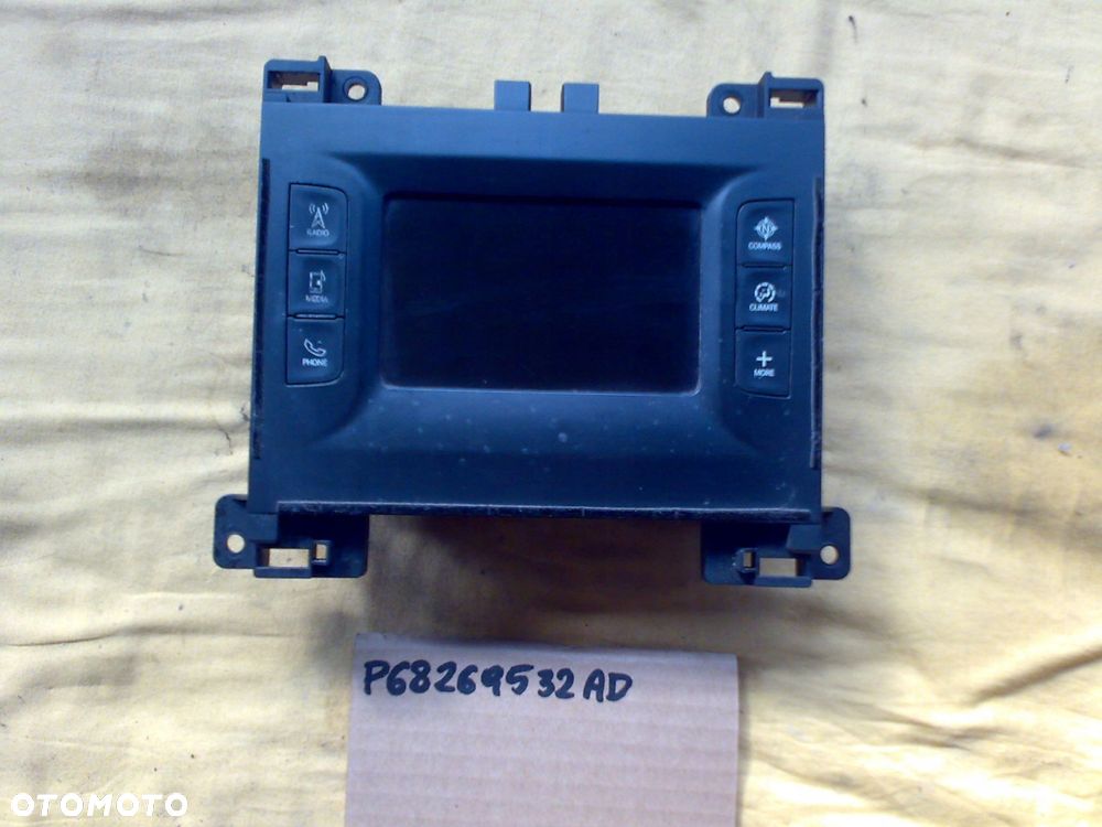 dodge charger 2015 - radio panel wyświetlacz p68269532ad - 1