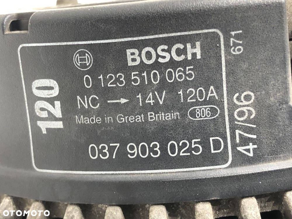 ALTERNATOR - 122.00 PLN - AUDI A3 (8L1) 1996 - 2006 1.8 92 kW [125 KM] benzyna 1996 - 2003 - 4