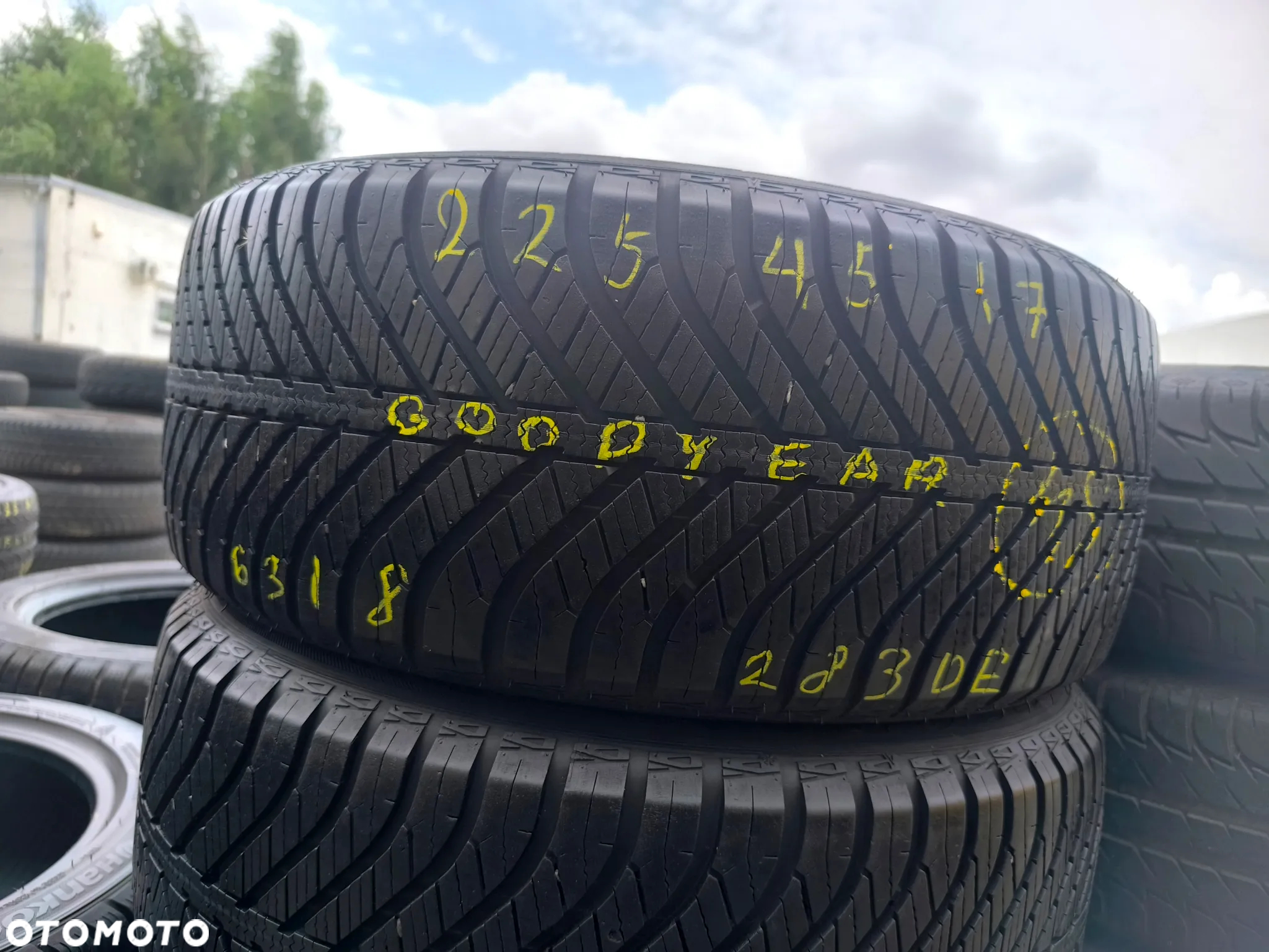 225/45R17 94V Opony Całoroczne Wielosezonowe Goodyear Vector 4Seasons 6mm Legnica ALU-RAD 225/45 - 4