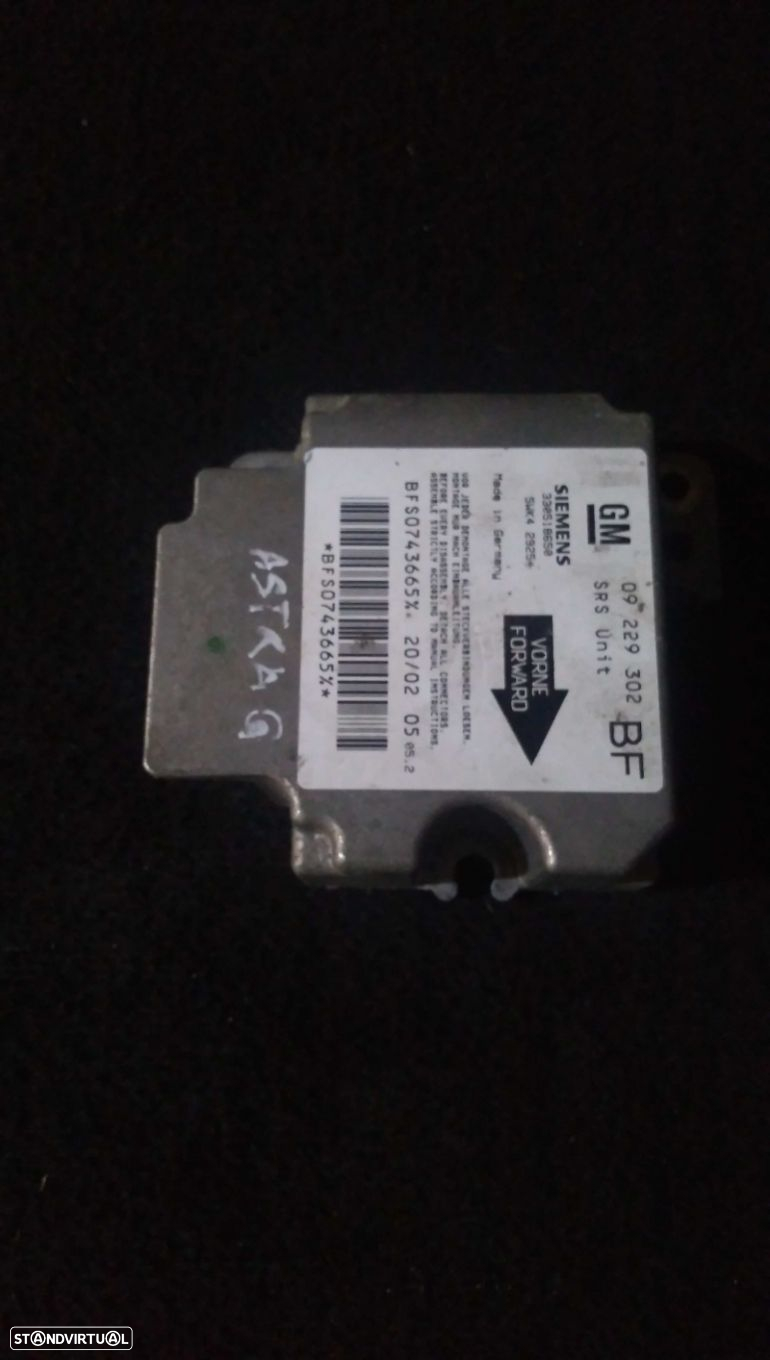 Centralina De Airbags Opel Astra G Combi (T98) - 7