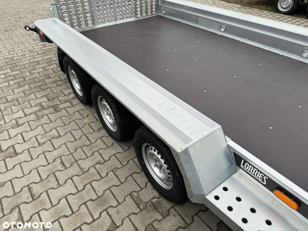 Lorries TPM35-4017 402x175 cm DMC 3500kg przyczepa 3 osiowa pod koparkę budowlanka - 10
