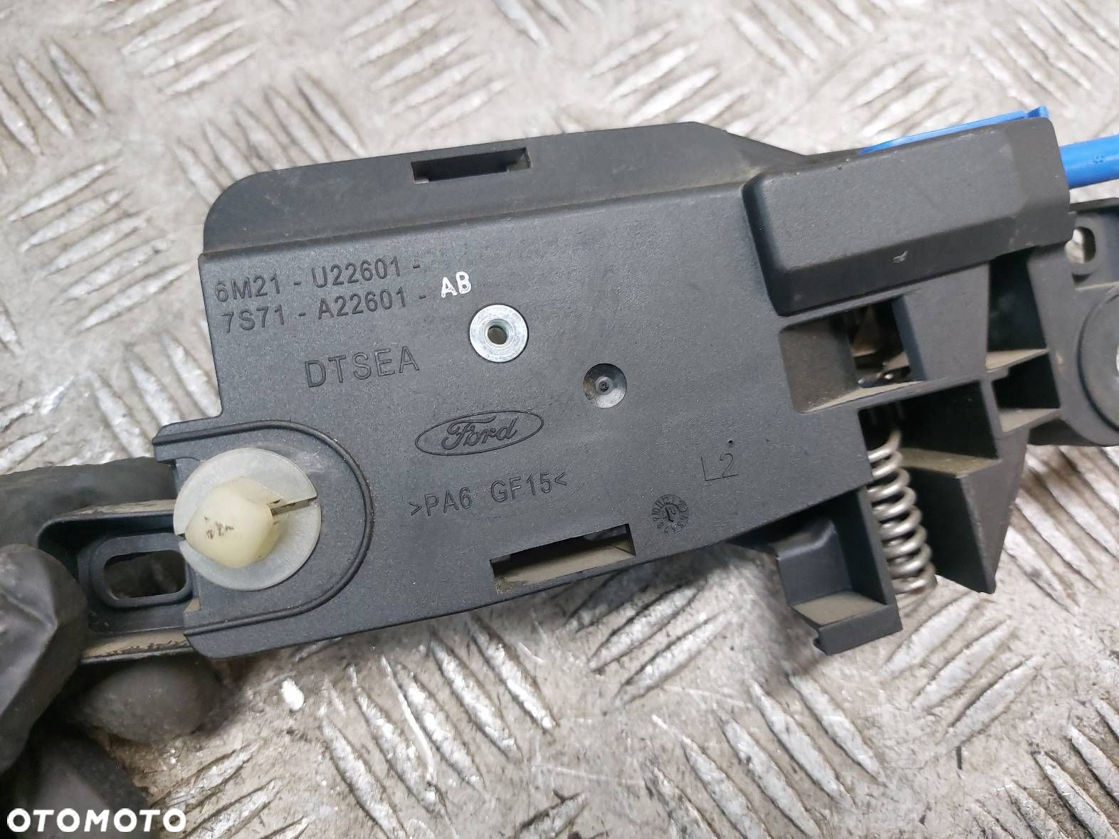 ZAMEK DRZWI LEWY PRZÓD + KLAMKI FORD MONDEO MK4 6M2A-R21813-EB - 7