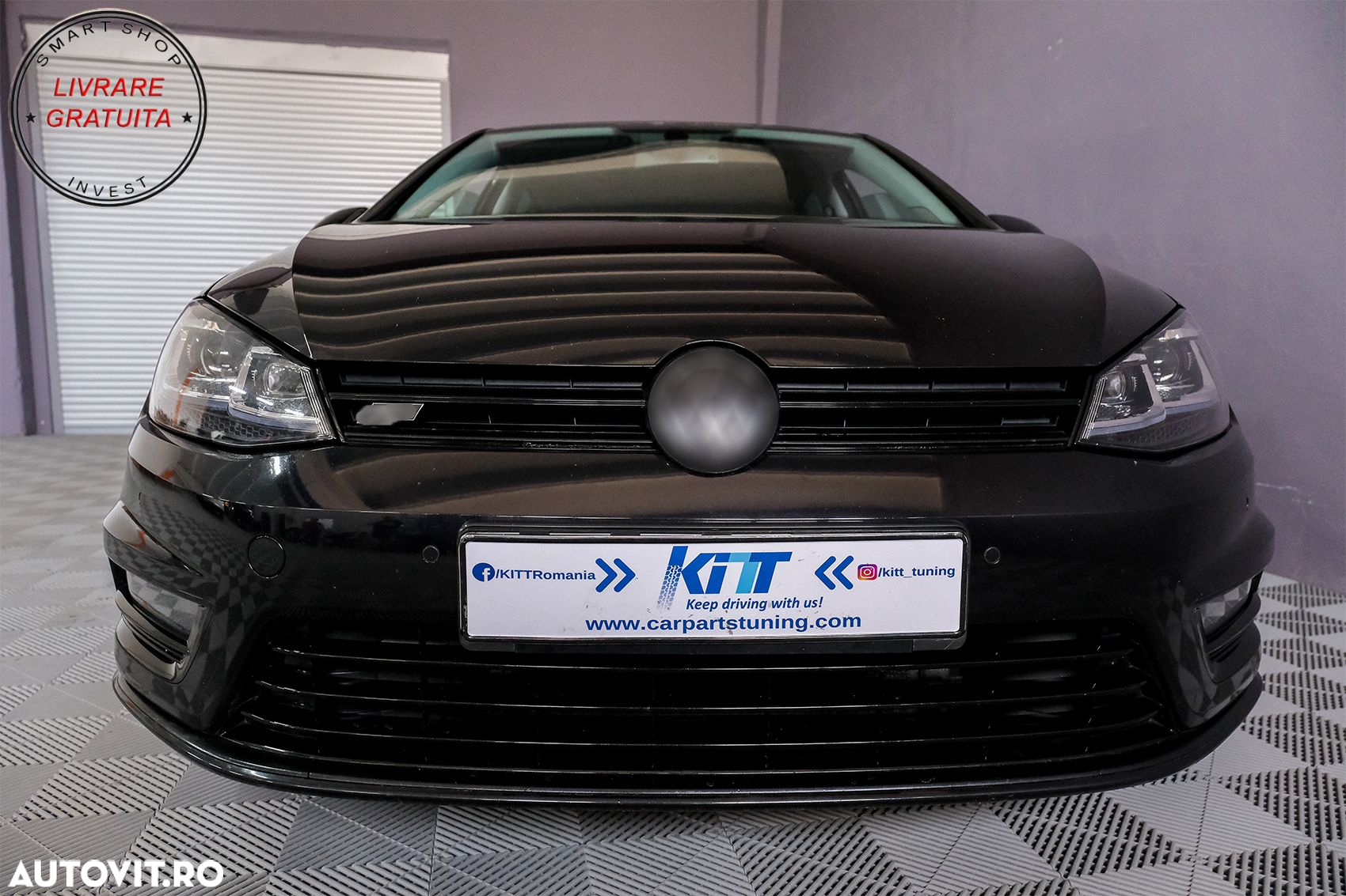 Faruri LED VW Golf 7.5 VII Facelift (2017-up) cu Semnal Dinamic- livrare gratuita - 17