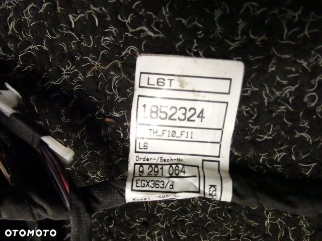 BMW F10 F11 WIĄZKA DRZWI LEWY PRAWY TYŁ EUROPA HARMANN PODŚWIETLENIE CZUJNIK UDERZENIA 9312735 - 3