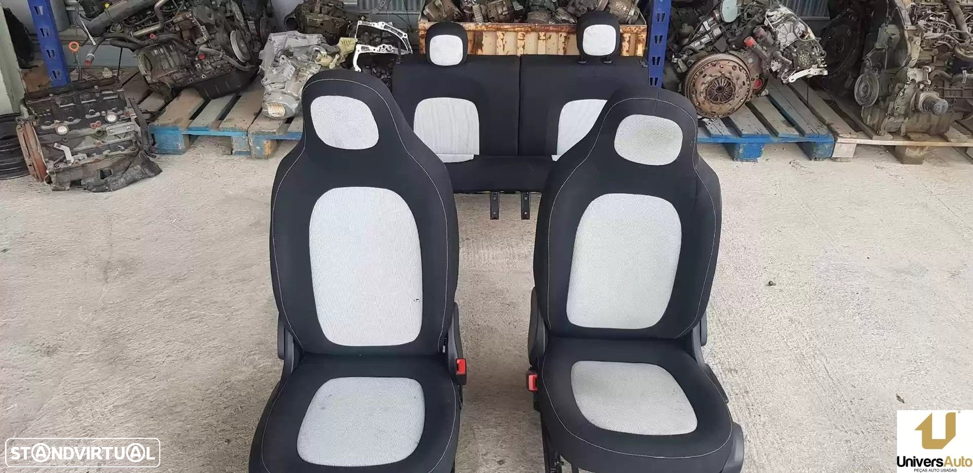 JOGO BANCOS COMPLETO SMART FORFOUR FASTBACK 2017 - - 4