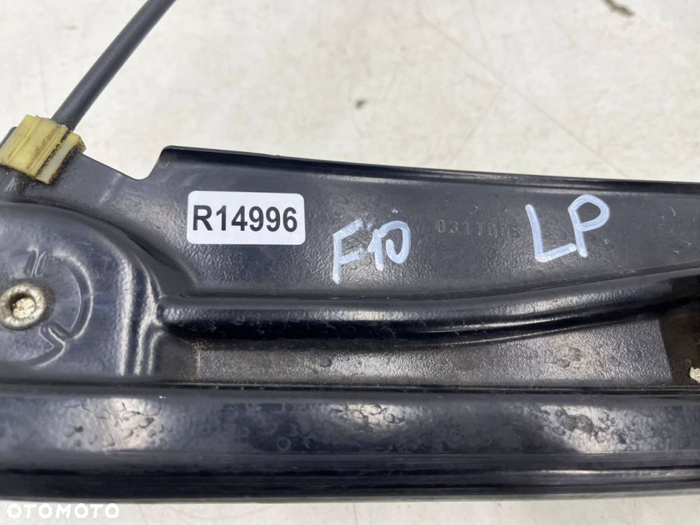 Podnośnik szyb BMW 5 F10 sedan F11 kombi 10-17r. LEWY przedni mechanizm silniczek lewy przód 6 pin - 5