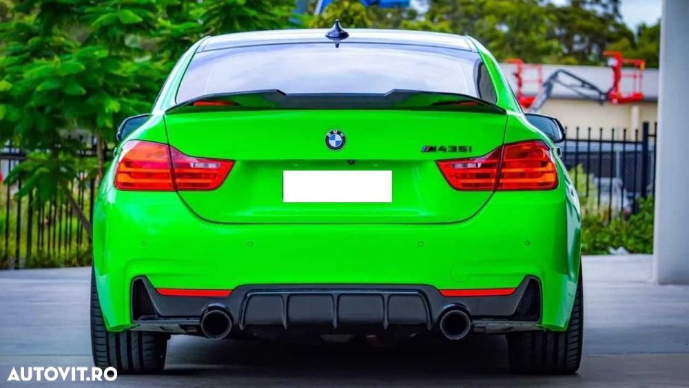 Eleron Portbagaj High Kick PSM BMW Seria 4 F32 Coupe, Negru Lucios - 6