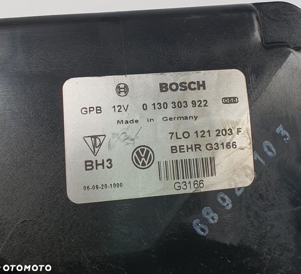 WENTYLATOR CHŁODNICY PORSCHE CAYENNE 4.5 V8 7L0959455C 7L0121203F - 4