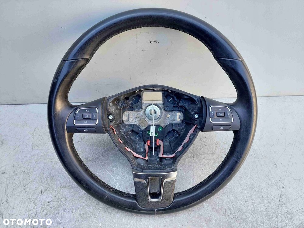 Kierownica Skóra Multifunkcja Jetta VI 5C Golf VI 5C0419091Q - 1