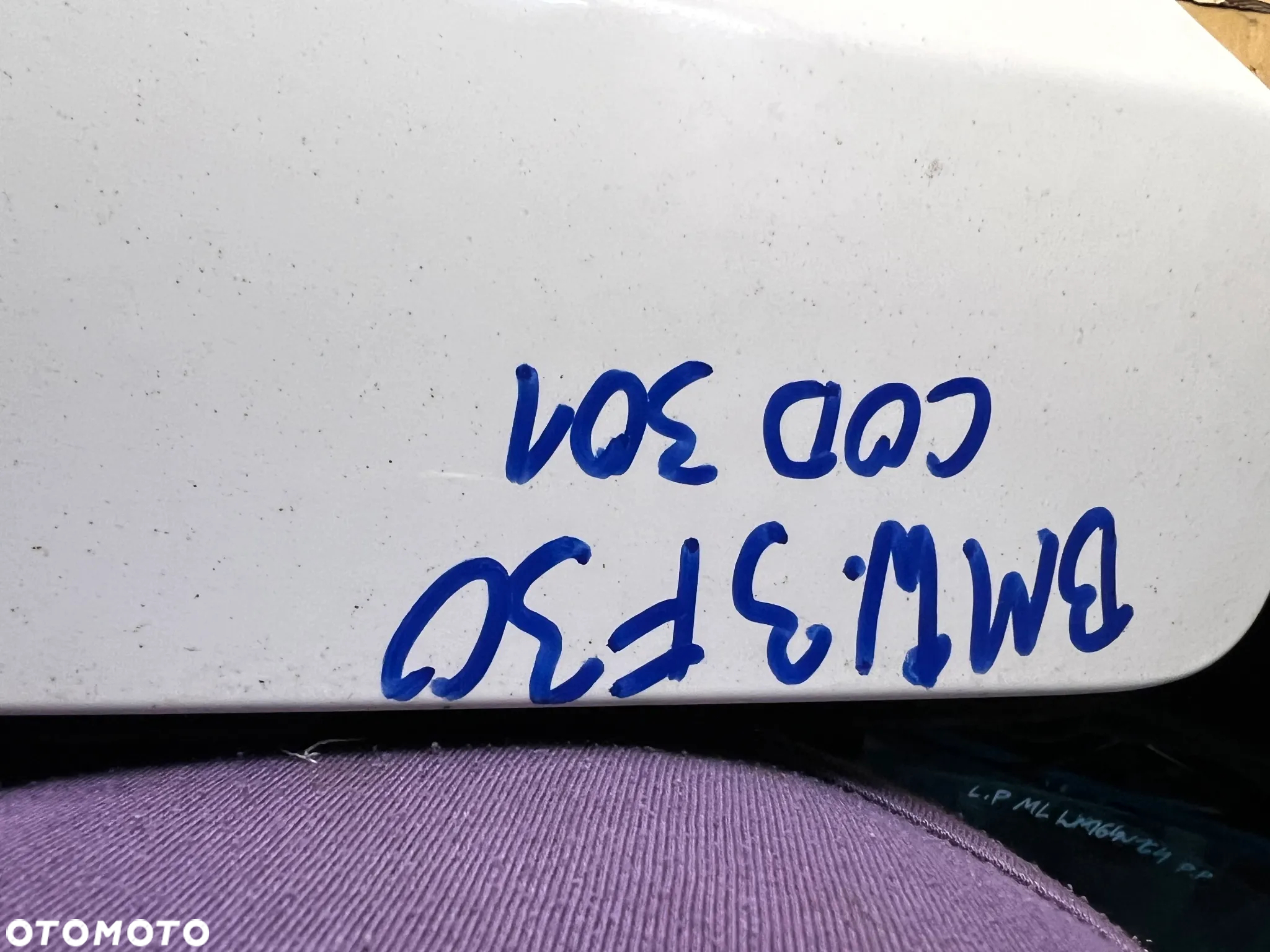 Klapka wlewu paliwa wlew BMW 3 F30 300 7238100 - 7