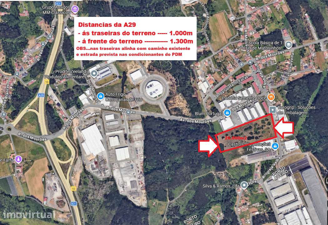 Terreno PREMIUM industrial com 26.000m2,  2 frentes de ruas. Nó A29. - Grande imagem: 4/4