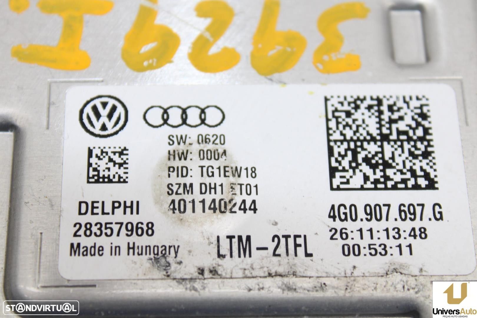 CENTRALINA FARÓIS XENON VOLKSWAGEN GOLF VII VARIANT 2014 -4G0907697G D.I. - 1