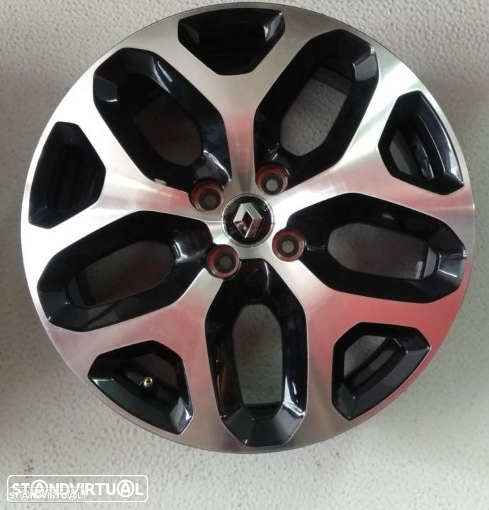 Jantes 17 NOVAS Originais Renault Captur 2018 Pretas Polidas C/pneus usados - 1