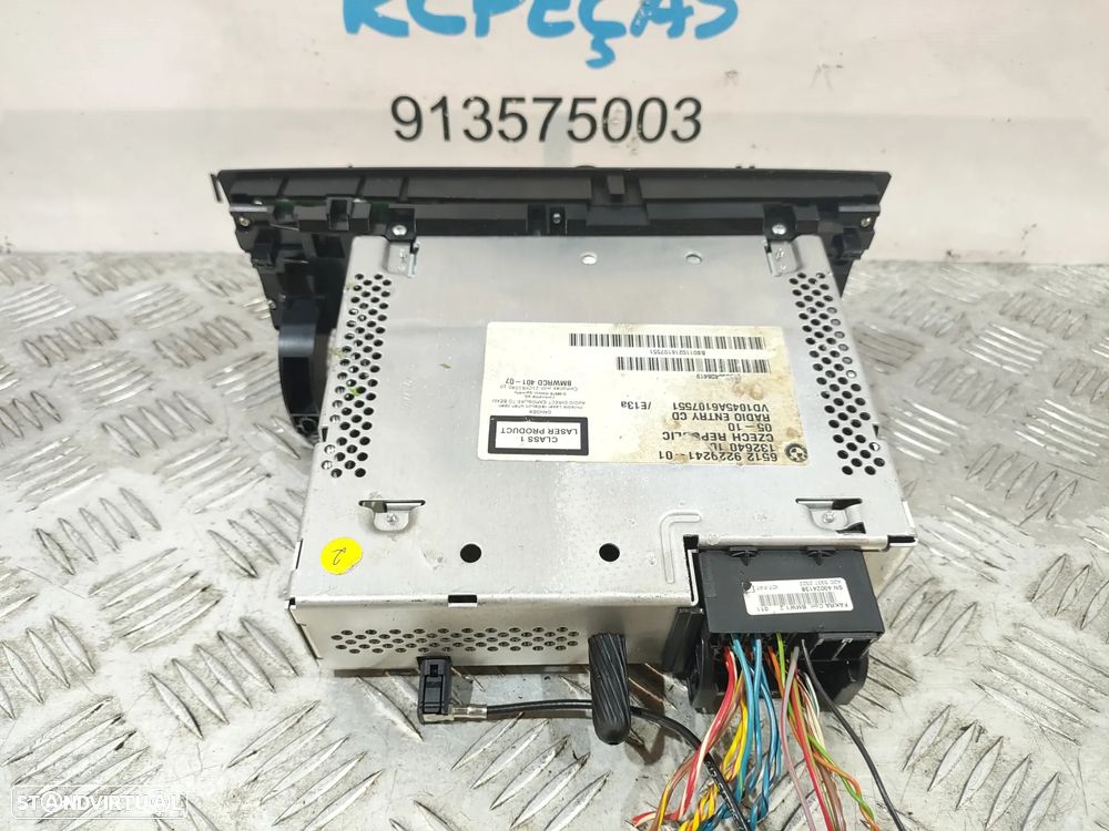 RADIO AUTORADIO LEITOR CD BUSINESS BMW SERIE 1 E87 6512922924101 9229241 13264010 132640 E81 E82 E87 LCI E88 SERIE 3 E90 E90 LCI E91 E91 LCI E92 E92 LCI E93 E93 LCI X1 E84 - 6