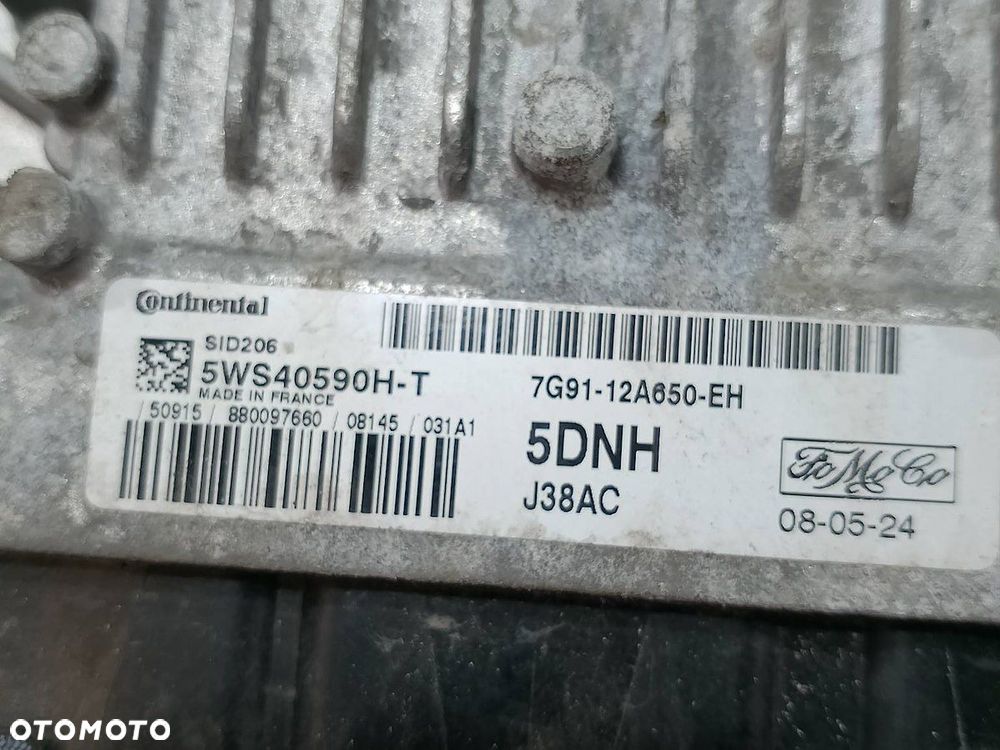 KOMPUTER, STEROWNIK FORD MONDEO MK4 7G91-12A650-EH  5WS40590H-T 1.8 TDCI - 4