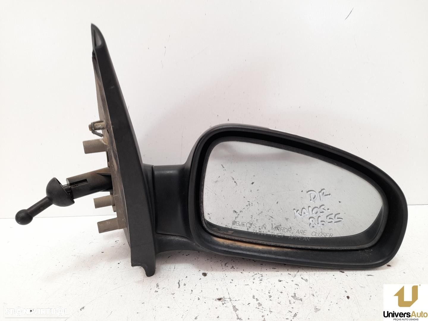 ESPELHO RETROVISOR DIREITO CHEVROLET AVEO / KALOS FASTBACK 2005 -MANUAL - 3