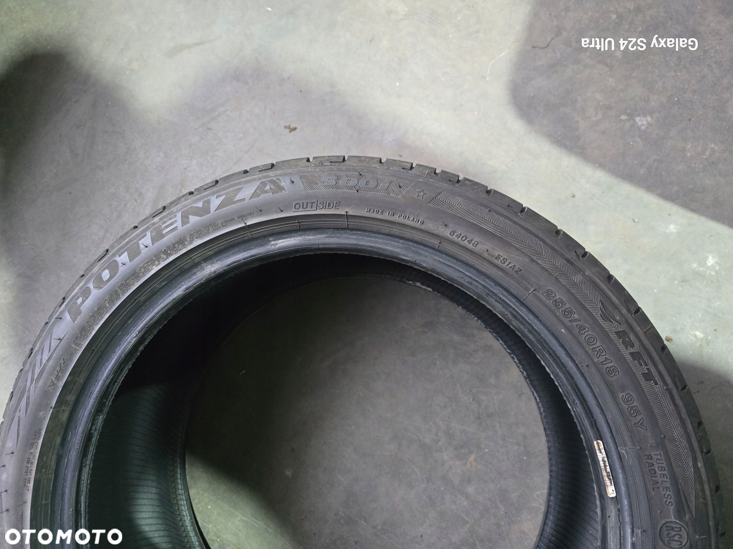 BRIDGESTONE POTENZA S001 255/40R18 95Y RSC 6,5mm 1X 18R - 5