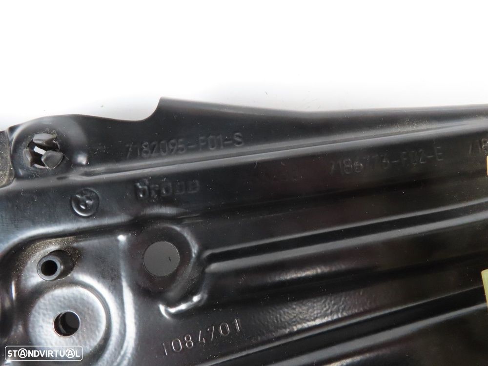 Elevador da Porta Sem Motor Esquerdo/Trás Seminovo/ Original BMW 7 (F01, F02, F0... - 3
