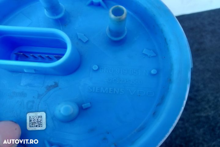 Pompa benzina in rezervor 6R0919051N A2C92351500 Skoda Fabia 5J [face - 3