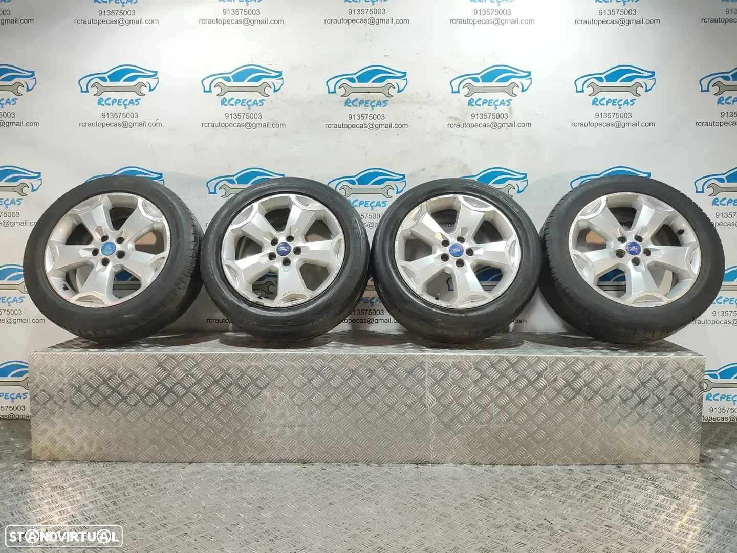 Jantes 18" Ford - Kuga - ORIGINAIS - 7.5J | ET52,5 | 5x108 - 18 Polegadas | 8V4J-1007-BB | 8V4J1007BB | Jante | 5 x 108 | 235 50 18 | Pneus - 2