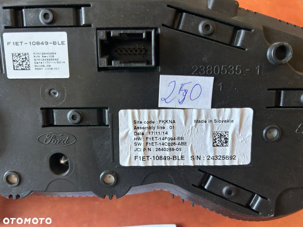 LICZNIK ZEGAR F1ET-10849-BLE FORD FOCUS 3 III MK3 - 9