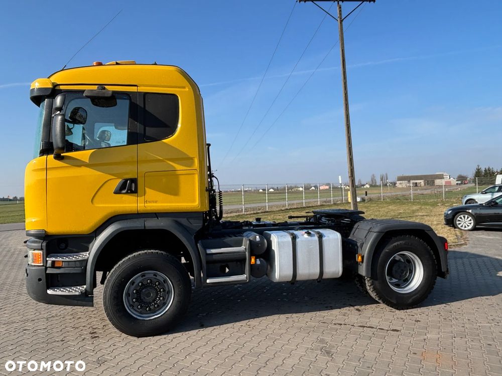 Scania Scania G490  4x4 stały napęd na wał, EURO 6, skrzynia redukcyjna , biegi terenowe , hydraulika do wywrotu, z Niemiec (G410 , G450) - 4