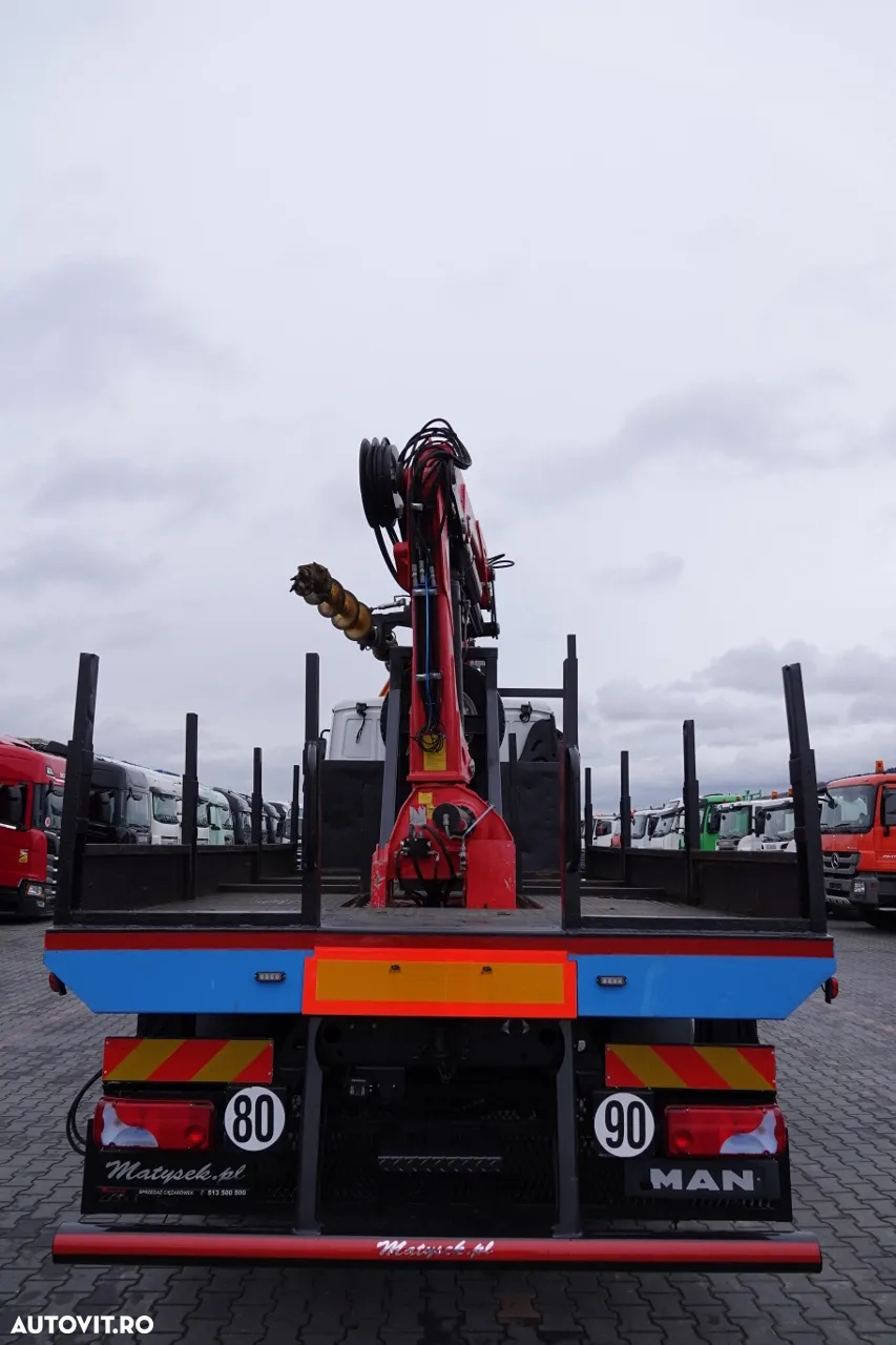 MAN TGM 13.290 / 4x4 / HDS HC 190 + GAMURIȚĂ 2 m / FORMAȚIE RICH / EURO 6 / MANUAL / AN 2019 - 16