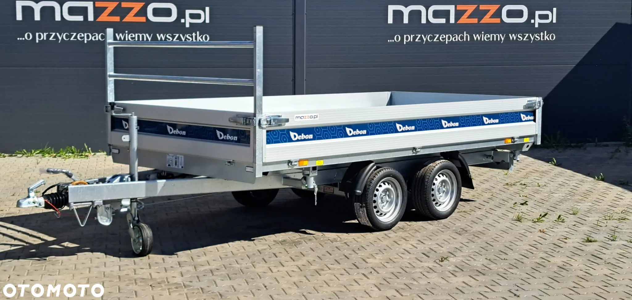 Debon Przyczepa wywrotka 360x180x35 cm DMC3500kg POMPA ELEKTRYCZNA, WYWROT NA 3 STRONY! Solidna i wytrzymała - 15