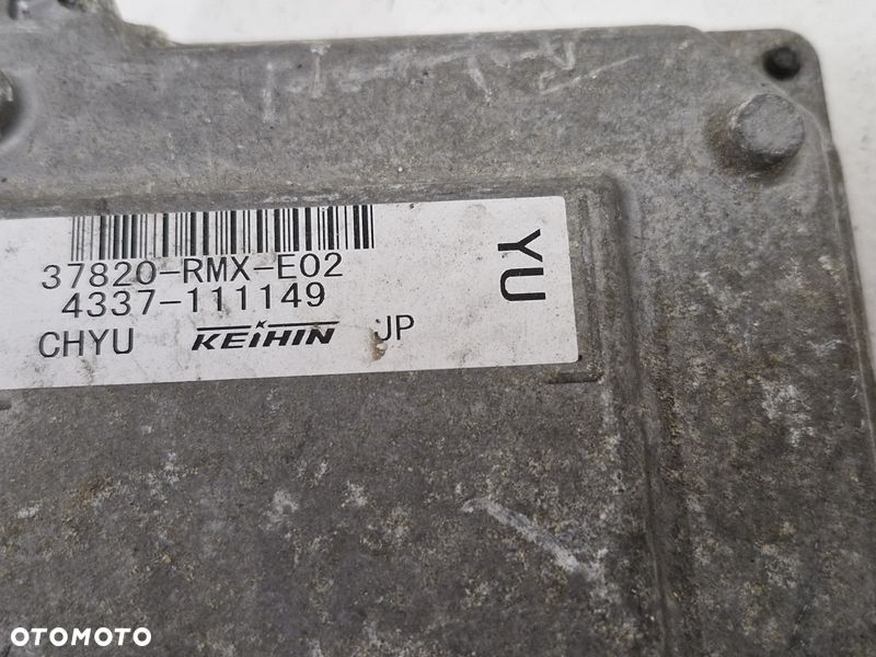 HONDA CIVIC VIII 8 1.3 B HYBRYDA STEROWNIK KOMPUTER SILNIKA ECU 37820-RMX-E02 - 3
