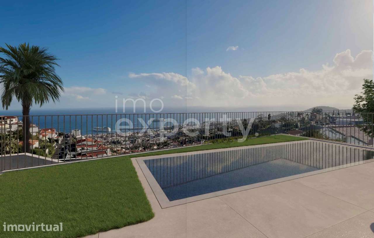 Moradia isolada T3+1, com piscina e vista mar, no Livramento, Funchal - Grande imagem: 3/13