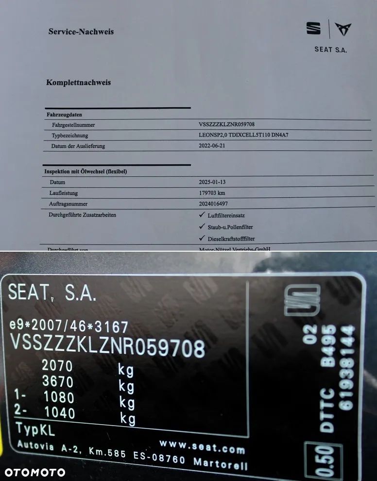 Seat Leon Sportstourer 2.0 TDI DSG Xcellence Plus - 36