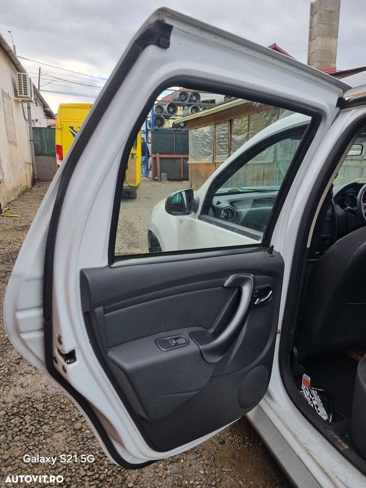 Usa Stanga Spate Dacia Duster Facelift 2013 - 2018 SUV 4 Usi Blanc Glacier 369 (1384) - 2