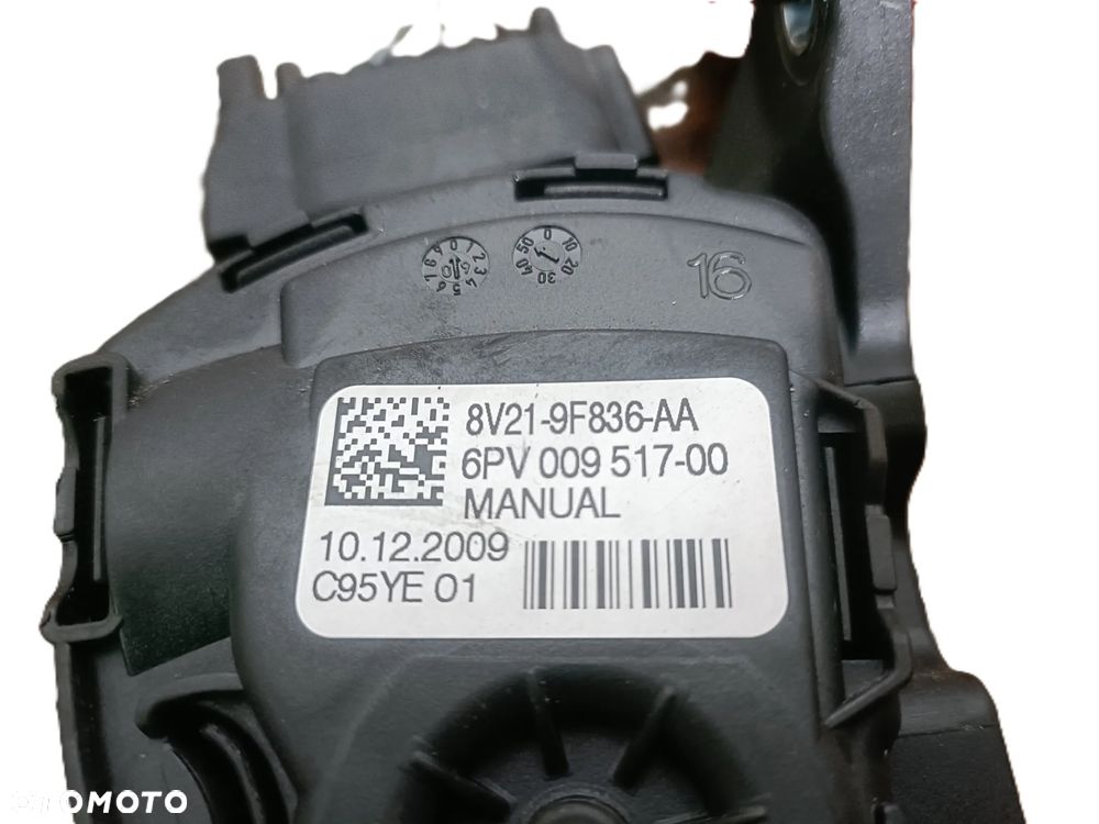 FORD FIESTA MK7 08- 1,6 TDCI potencjometr pedał gazu 8V21-9F836-AA * - 4