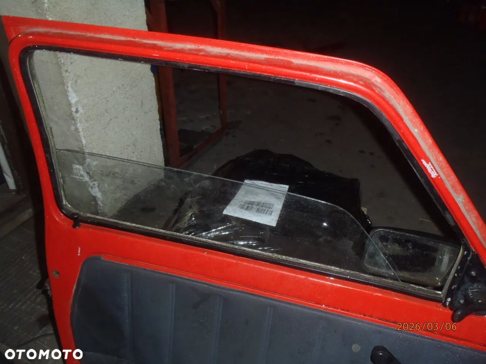 mechanizm podnośnik szyby ramka uszczelka gumowa  listwa zgarniająca drzwi fiat 126p elegant fl maluch - 10