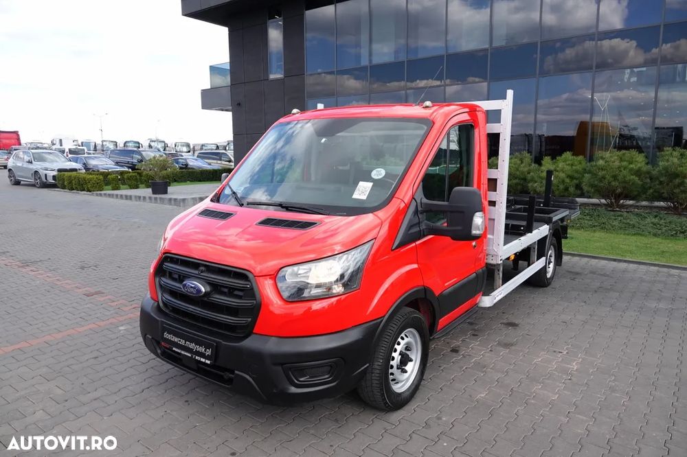 Ford TRANSIT 350 / PLATFORMĂ / MANUALĂ / 3 LOCURI / MASĂ NETĂ 3500 KG / - 4