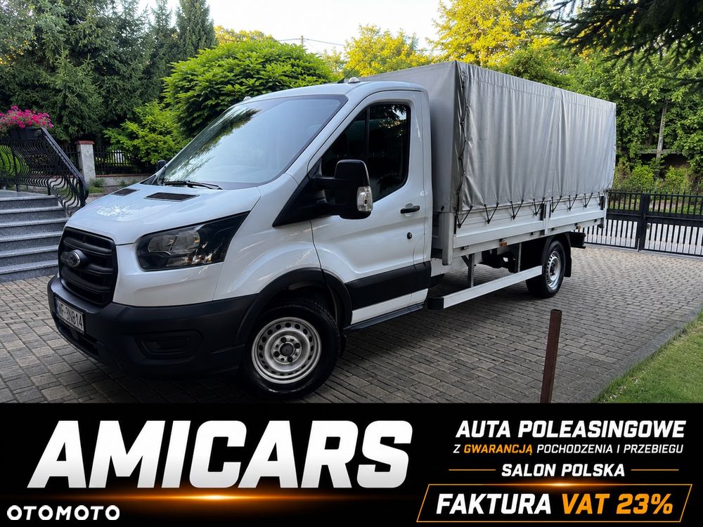 Ford Ford Transit 350 Plandeka 2.0 EcoBlue 170 KM – 2021r. – Bezwypadkowy – FV23% SALON POLSKA - PEŁNA HISTORIA SERWISOWA - ORYGINALNY PRZEBIEG - 1