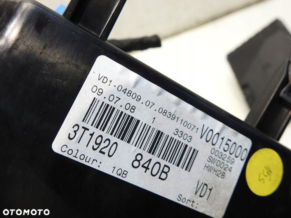 KOMPUTER ZESTAW IMMO SKODA SUPERB II 1.8 TSI 3T0907115 3T1920840B - 9