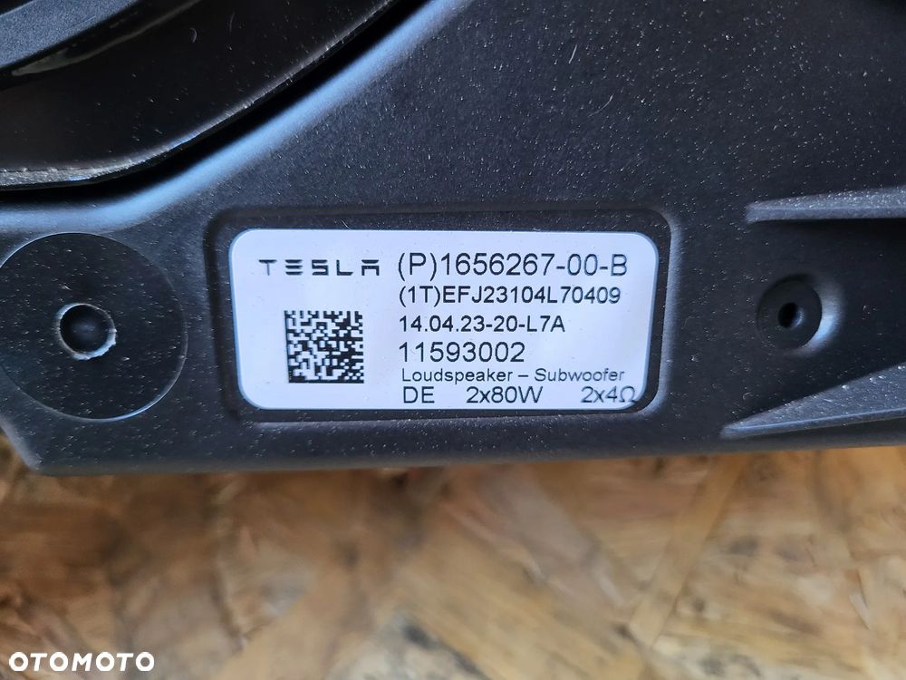 TESLA Y subwoofer głosnik niskotonowy + wzmacniacz - 4