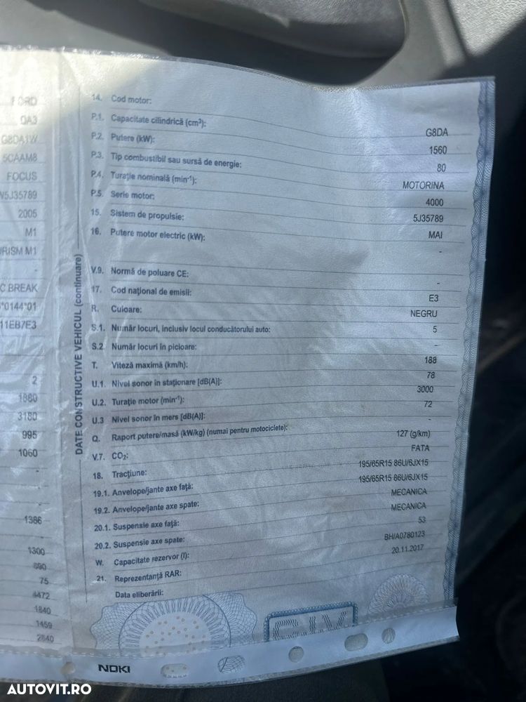 Piese Ford Focus 2 1.6 TDCI an 2006 - 8
