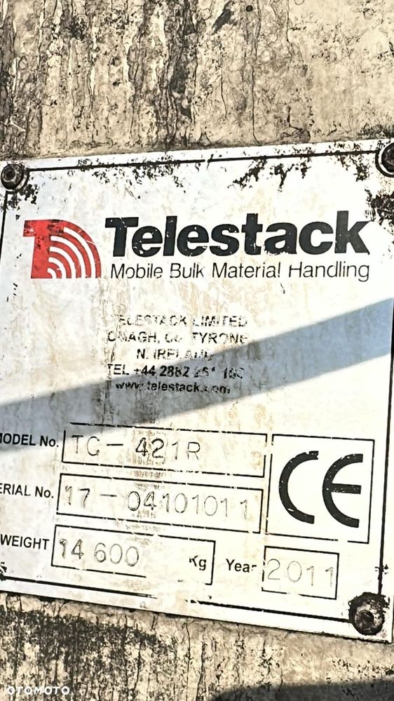 Powerscreen TC 421 R RADIAL TAŚMOCIĄG MOBILNY ZAKRĘŻNY (Finlay, Tesab, Barford, Telestack, McCloskey, Sandvik, Metso, Maximus, Anaconda , CDE, Kleemann, CAT ) - 7