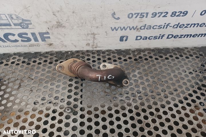 Conducta EGR Volkswagen VW Tiguan 1 5N  [din 2007 pana  2011] seria Crossover 2.0 TDI AT (140 hp) - 1