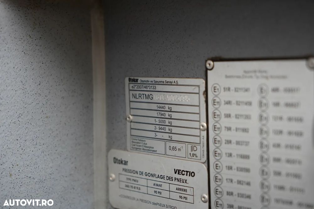 Alta VECTIO U / EURO 6 / LUNGIME: 9M / IMPORTAT / MANUALĂ / 225.000 km/ - 38