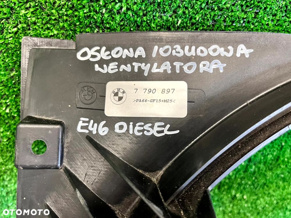 BMW E46 DIESEL OBUDOWA WENTYLATORA OSŁONA 7790897 - 3