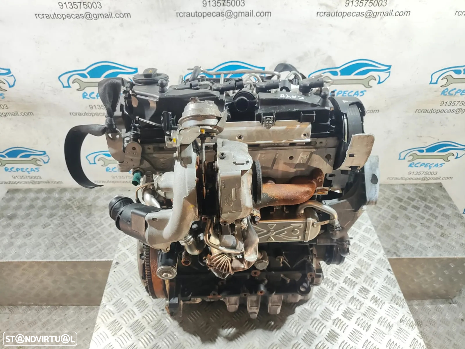 Motor VWAG Audi VW Volkswagen Seat 1.6 TDI 105cv CAY CAYD - 6
