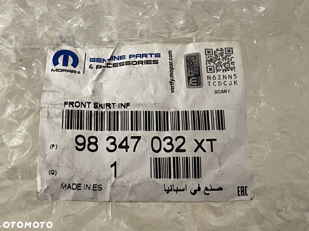 NOWY ORYGINALNY ZDERZAK SPOILER ZDERZAKA PRZEDNIEGO CITROEN C4 III 3  20-24 9834703280 - 10