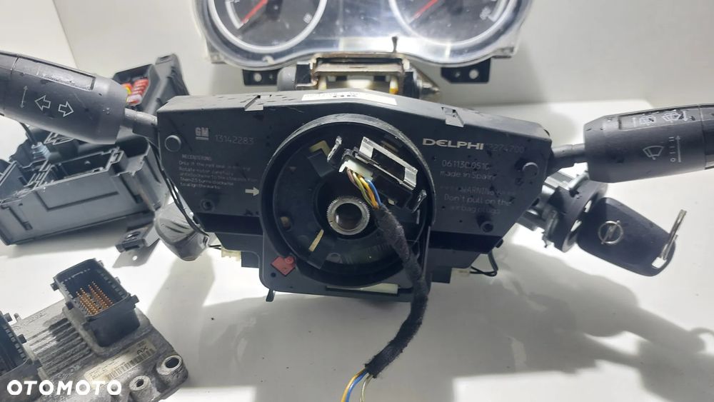 ZESTAW STARTOWY STACYJKA KOMPUTER WKLADKA OPEL CORSA D 1.2 16V SLASK WYSYLKA - 3