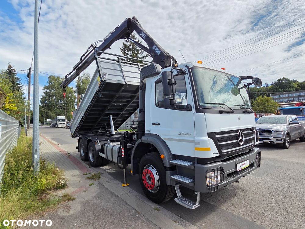 Mercedes-Benz AXOR 2633 6x4 HDS HIAB 122 NOWY KIPER WYWROTKA TYLKO 207.000 km. 330KM EURO 5 - 5