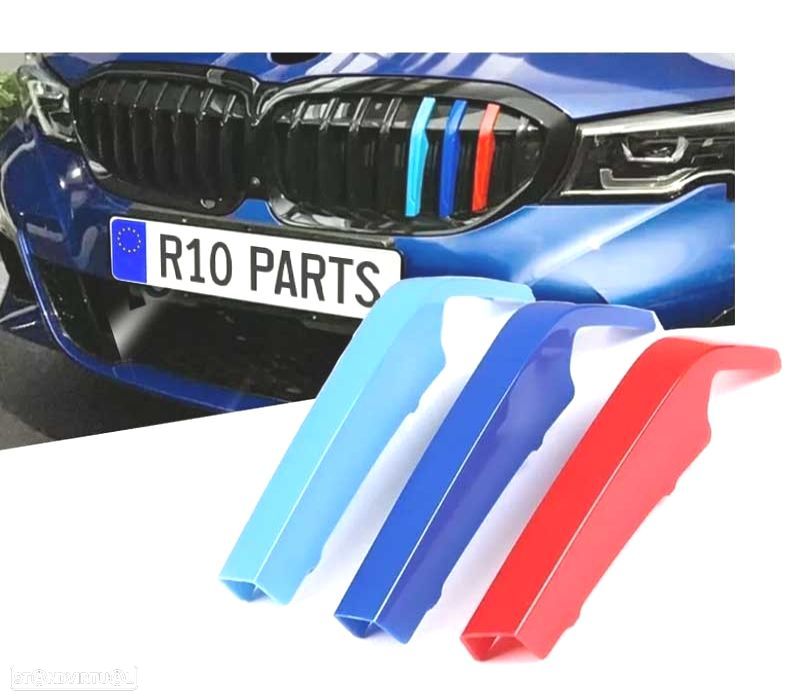 TIRAS PARA GRELHA PARA BMW SERIE 3 G20 20-21 LOOK M - 2