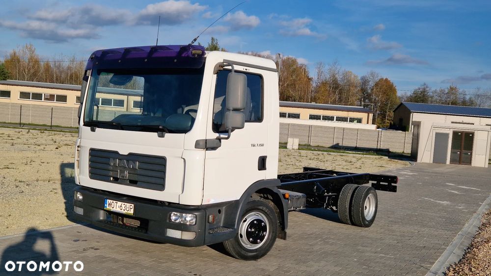 MAN TGL 8.180 8.210 7.150 10.180 12.220 12.240 Idealny Stan Rama 4.70m Rozstaw Osi 3.5m - 4