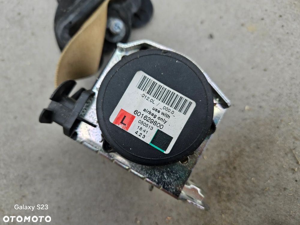 Pas bezpieczeństwa napinacz dopinacz lewy przedni przód BMW E60 E61 2006r 6983385 - 3